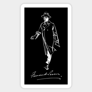 Fernando Pessoa-Portuguese poet, Literature, poetry Magnet